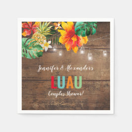 ルアウ（ハワイ式宴会）パーティー スタンダードカクテルナプキン