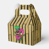 ルアウ（ハワイ式宴会）パーティー フェイバーボックス (正面サイド)