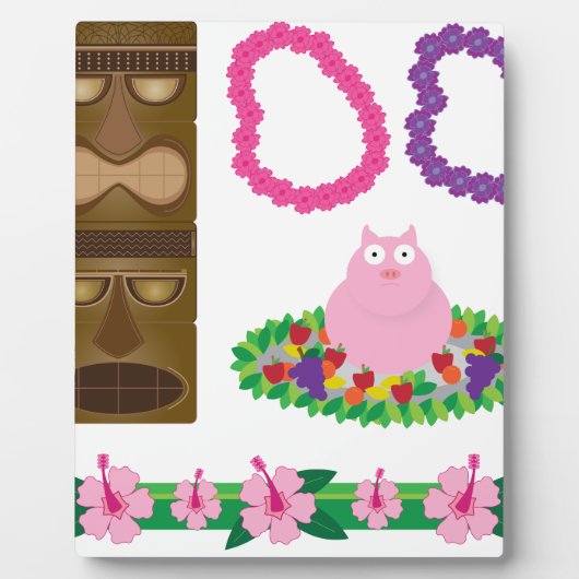 ルアウ（ハワイ式宴会） フォトプラーク (正面)