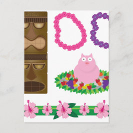 ルアウ（ハワイ式宴会） ポストカード