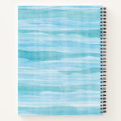 ルアウ(ハワイ式宴会)モノグラムのティキバーパーティーゲスト ノートブック (裏面)