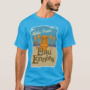 ルアウ(ハワイ式宴会)・ロニーズ・おもしろい・フィクション・タイキ Tシャツ
