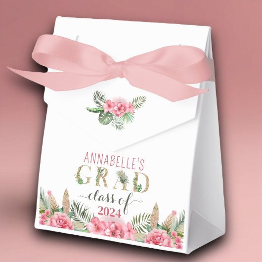 ルアウ（ハワイ式宴会）卒業クラス2024フローラ フェイバーボックス