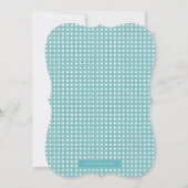 ルアウ（ハワイ式宴会）婚約招待状 招待状 (裏面)