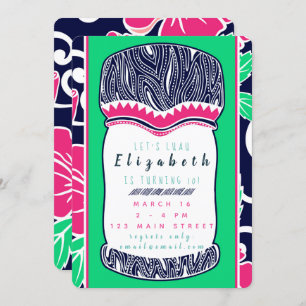 ルアウ(ハワイ式宴会)招待状 招待状