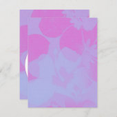 ルアウ（ハワイ式宴会）招待状 招待状 (正面/裏面)