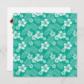 ルアウ（ハワイ式宴会）招待状 招待状 (正面/裏面)