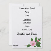 ルアウ（ハワイ式宴会）招待状bySRF 招待状 (裏面)