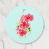 ルアウ（ハワイ式宴会）誕生日トロピカルビーチパーティー フェイバータグ (裏面)