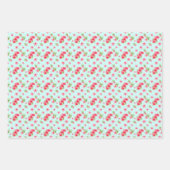 ルアウ（ハワイ式宴会）誕生日トロピカルビーチ名 ラッピングペーパーシート (正面)