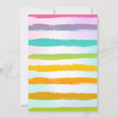 ルアウ(ハワイ式宴会)誕生日招待状ハワイアンルアウ(ハワイ式宴会)パーティー 招待状 (裏面)