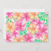 ルアウ（ハワイ式宴会）1歳 招待状 (裏面)