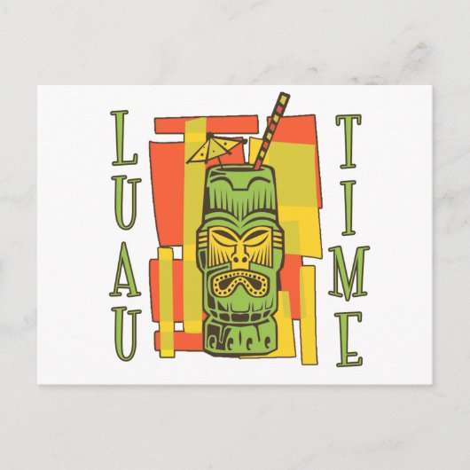 ルアウ（ハワイ式宴会）2 ポストカード (正面)
