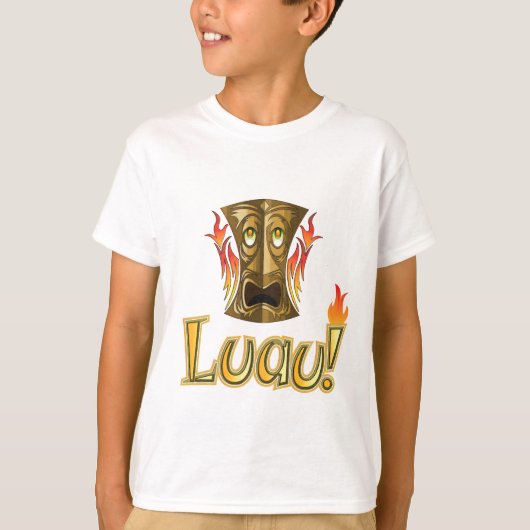 ルアウ(ハワイ式宴会)3 Tシャツ (正面)