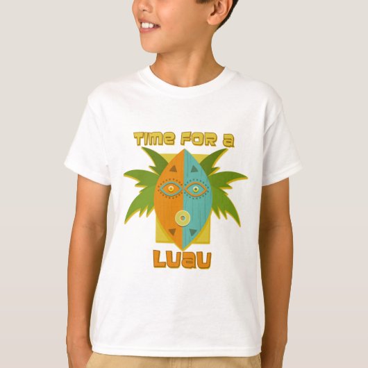 ルアウ（ハワイ式宴会）4 Tシャツ (正面)