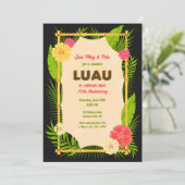 ルアウ バンブー フレーム 招待状 (スタンド正面)