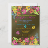 ルアウ 卒業パーティー/ハイビスカス/レインボー 招待状 (裏面)