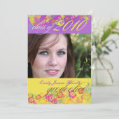 ルアウ 卒業パーティー 招待状 (スタンド正面)