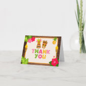 ルアウ 感謝カード (正面)