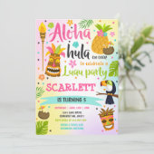 ルアウ 誕生日 招待状 ハワイアン ルアウ パーティー (スタンド正面)