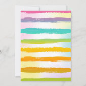 ルアウ 誕生日 招待状 ハワイアン ルアウ パーティー (裏面)