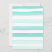 ルアウ 誕生日 招待状 パイナップル ハワイアン ルアウ (裏面)