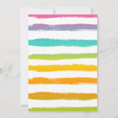 ルアウ 誕生日 招待 ハワイアン ルアウ パーティー 招待状 (裏面)