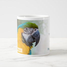 ルアオインコ詩篇145:9 KJV ジャンボコーヒーマグカップ