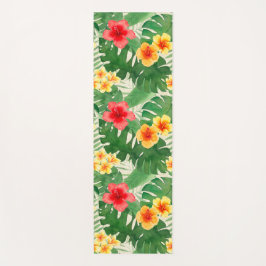 ルアナ水彩熱帯鮮やかなフローラリバーシブル ヨガマット