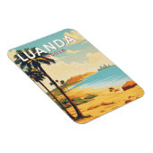 ルアンダアンゴラトラベルアートヴィンテージ マグネット (右側)