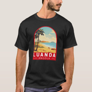 ルアンダアンゴラトラベルアートヴィンテージ Tシャツ