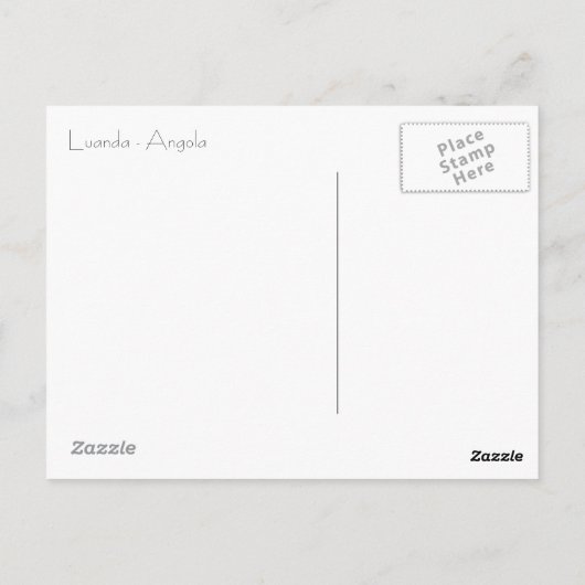 ルアンダ ポストカード (裏面)