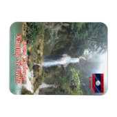 ルアンパバーン – クアンシ滝 – ラオス –  マグネット (横)