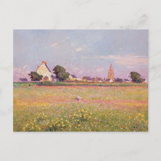 ルアン近郊の村 ポストカード (正面)