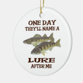 ルアーに名前を付ける セラミックオーナメント (左)