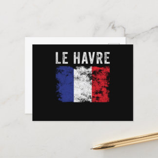 ルアーブル・フランス国旗の土産フランスの物 ポストカード