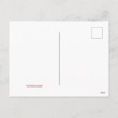 ルイおもしろいスカラフル・ウィンの漫画クリスマスの猫 シーズンポストカード (裏面)