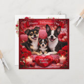 ルイとルナと3人家族 カード (正面/裏面インサイチュ)