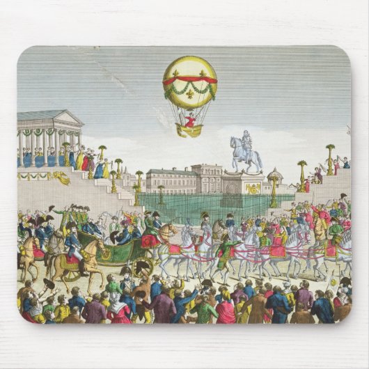 ルイのパリへの記入項目XVIII 1814年5月4日 マウスパッド (正面)
