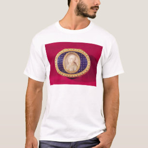 ルイのポートレートのミニチュアが付いている煙草入れ Tシャツ