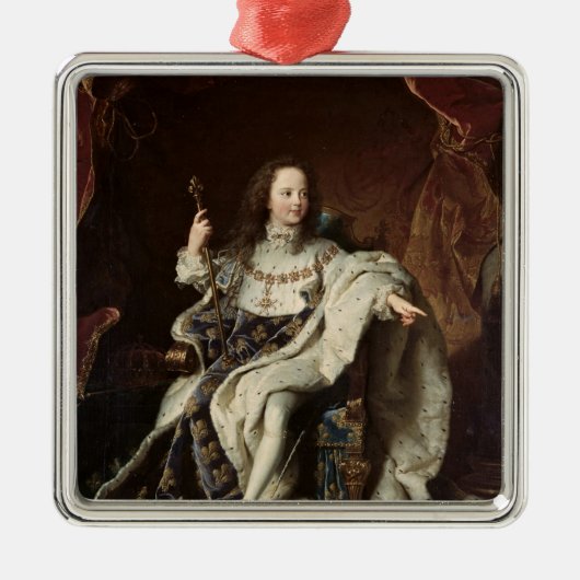 ルイのポートレート即位ローブのXV、1715年 メタルオーナメント (正面)