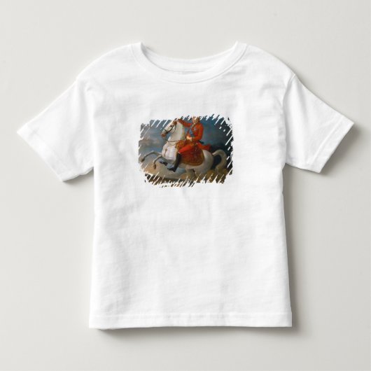 ルイの乗馬のポートレートXVI 1791年 トドラーTシャツ (正面)