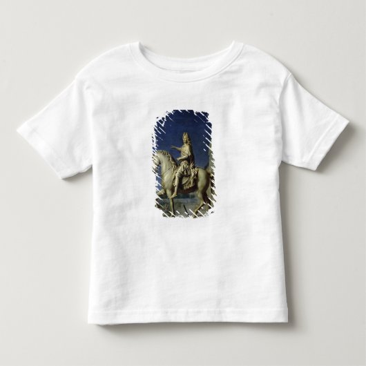 ルイの乗馬の彫像の輸送 トドラーTシャツ (正面)