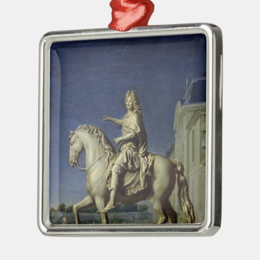 ルイの乗馬の彫像の輸送 メタルオーナメント (左)