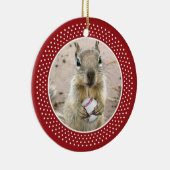 ルイの再結集のリス セラミックオーナメント (右)