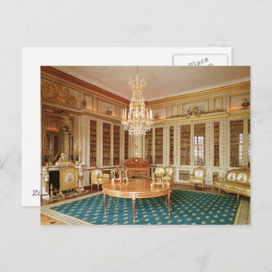 ルイの図書館は1781年にXVI飾りました ポストカード (正面/裏面)