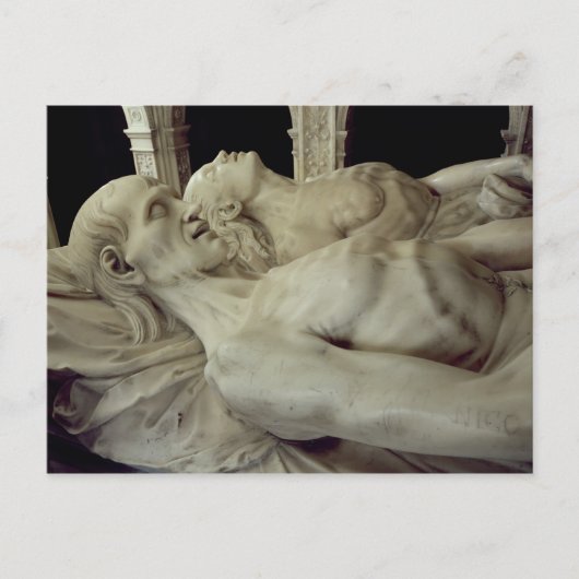 ルイの彫像ブリッタニーのXIIそしてアン ポストカード (正面)