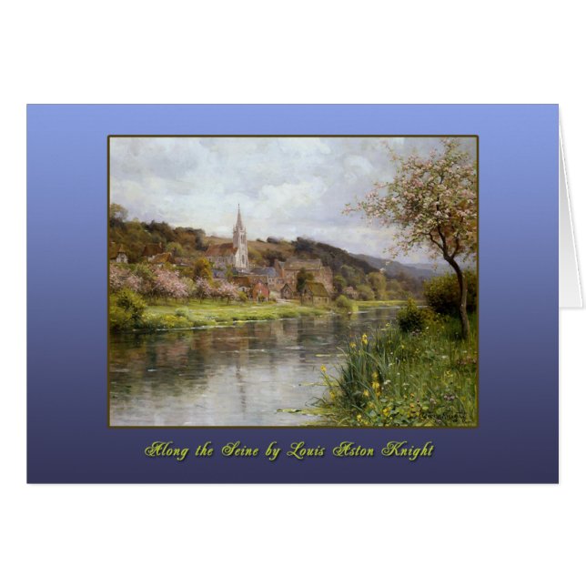 ルイアストンの騎士によるセーヌ河に沿って (正面横)