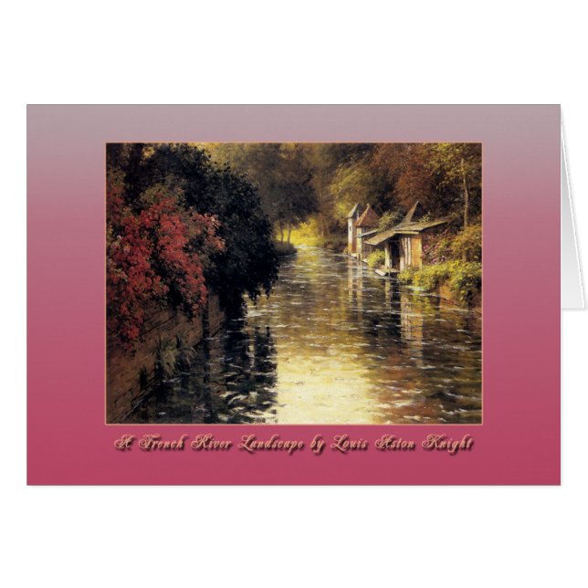 ルイアストンの騎士によるフランスのな川の景色 (正面横)