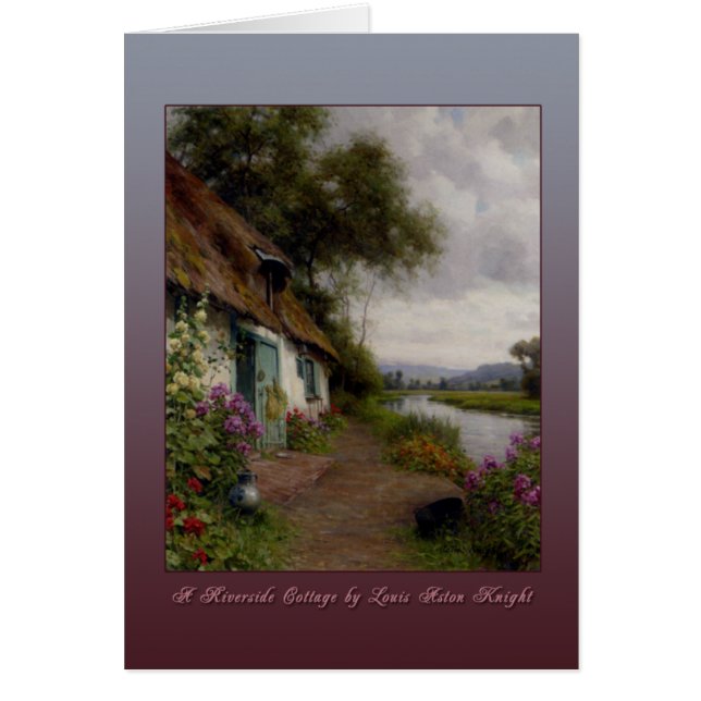 ルイアストンの騎士による川岸のコテージ (正面)